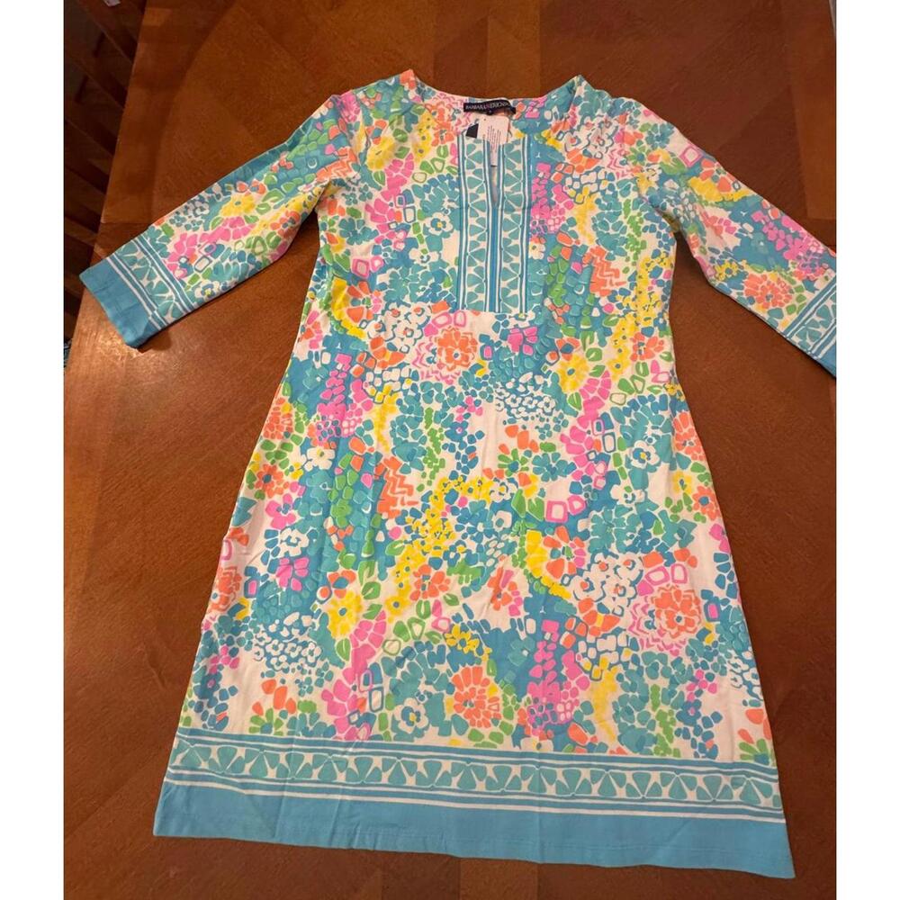 Barbara Erickson Floral Print Dress Size 20